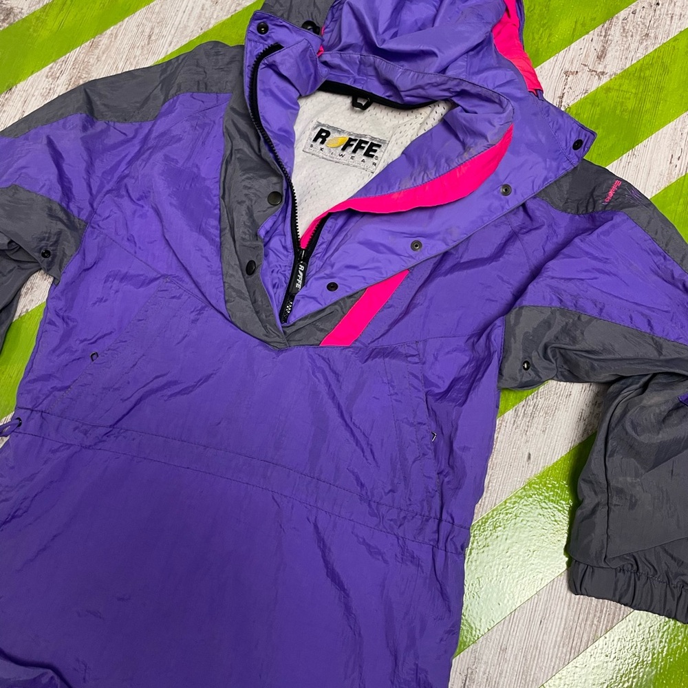 Roffe Purple and Gray Jacket